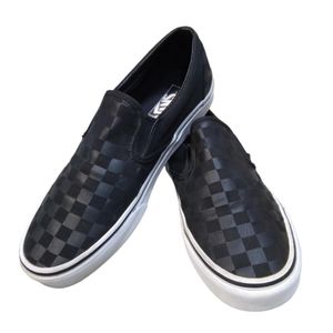 VAN'S  CHECKERBOARD SLIP-ON SIZE 9